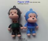 Silicone/ PVC Figure USB (2GB/4GB/8GB/16GB)
